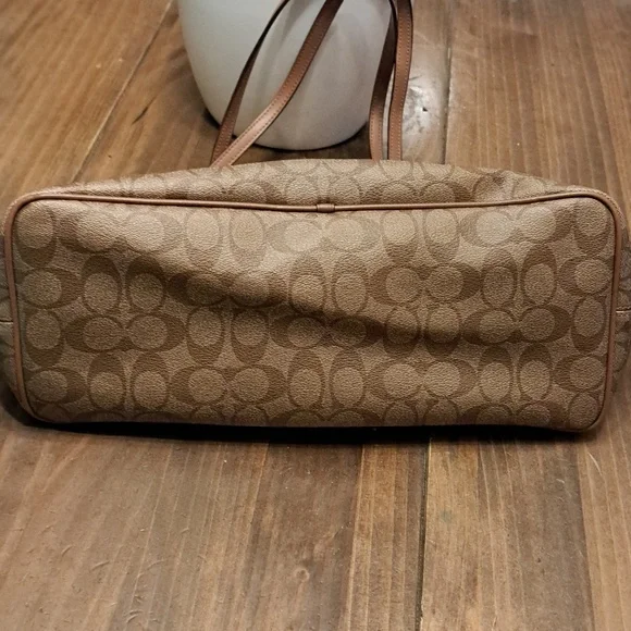 Coach Drawstring Carryall in Signature Canvas 2017 So Pretty Clean - Picture 12 of 14